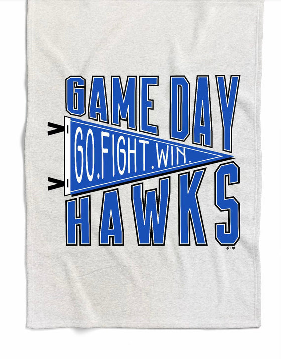 Go Fight Win Hawks Stadium Blanket-Blanket-Carolyn Jane's Jewelry