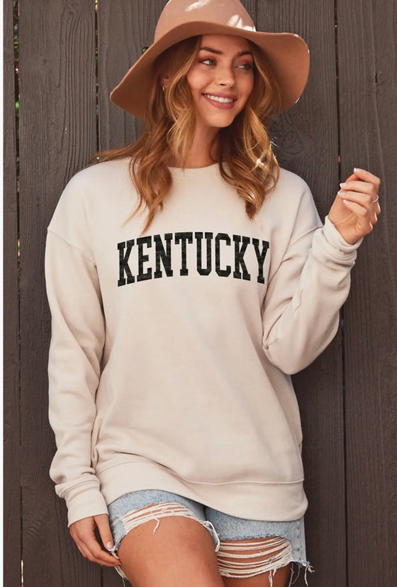 Kentucky Classic Graphic Sweatshirt - Tan