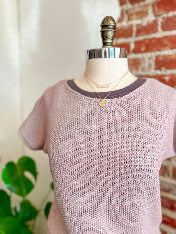 Lilly Woven Spring Sweater in Latte-Sweater Vest-Carolyn Jane's Jewelry