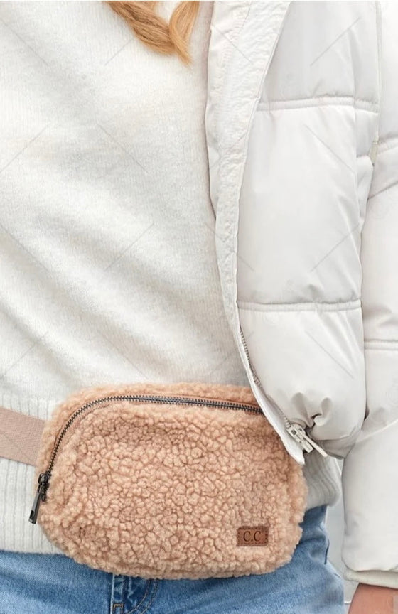 On the Go Sherpa Belt Sling Bag-sling bag-Carolyn Jane's Jewelry