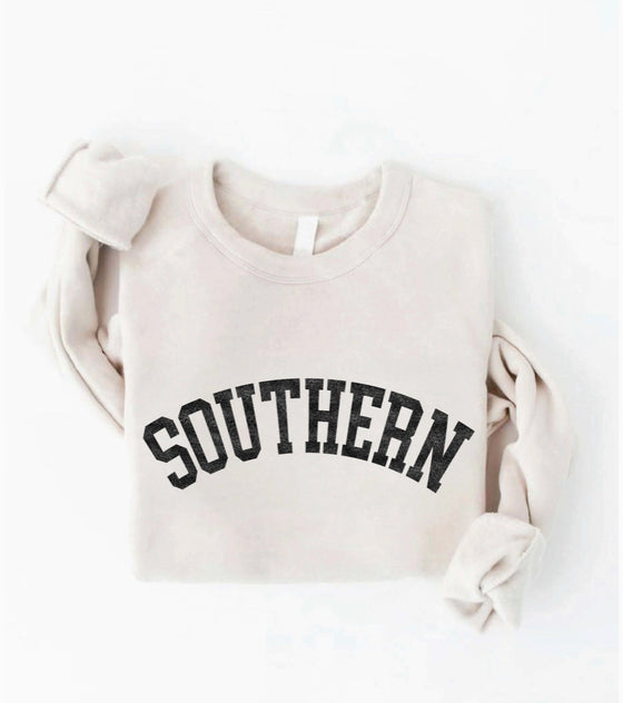 Southern Classic Sweatshirt - Tan-Sweatshirt-Carolyn Jane's Jewelry