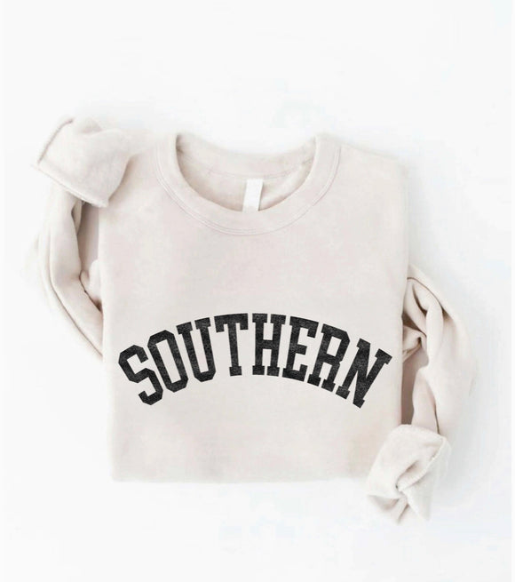 Southern Classic Sweatshirt - Tan-Sweatshirt-Carolyn Jane's Jewelry