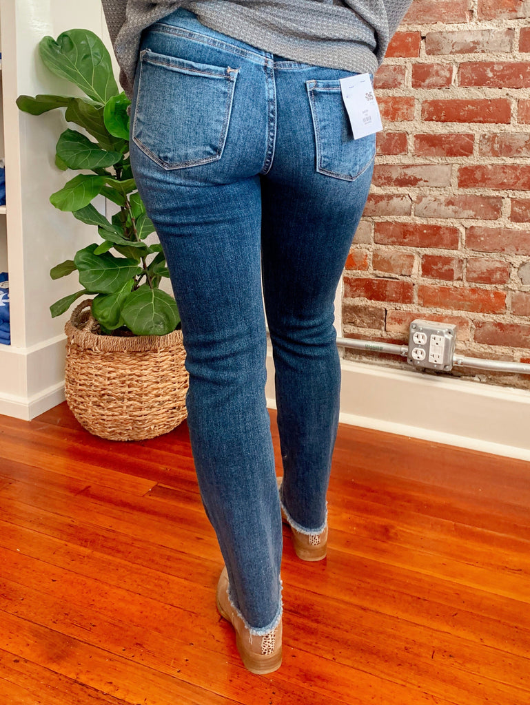 Amber Mid-Rise Relaxed Straight Jean-Jeans-Carolyn Jane's Jewelry