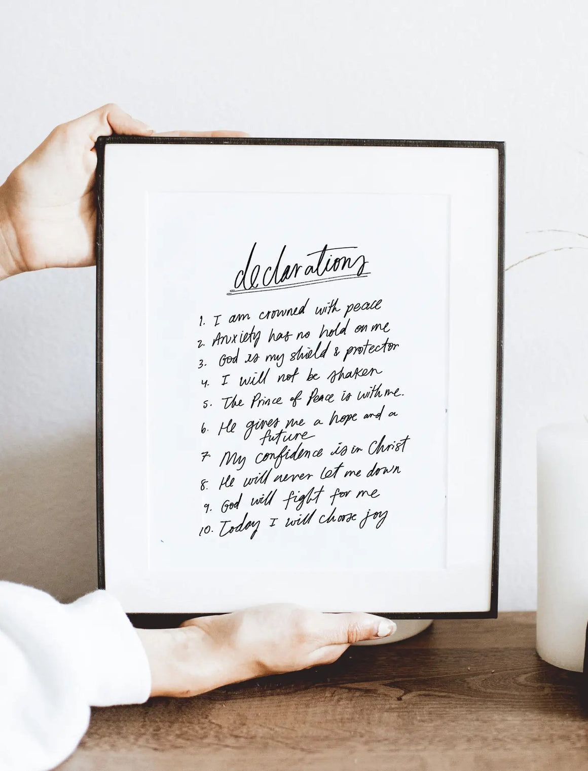 Declarations - 8X10 Art Print-Artwork-Carolyn Jane's Jewelry