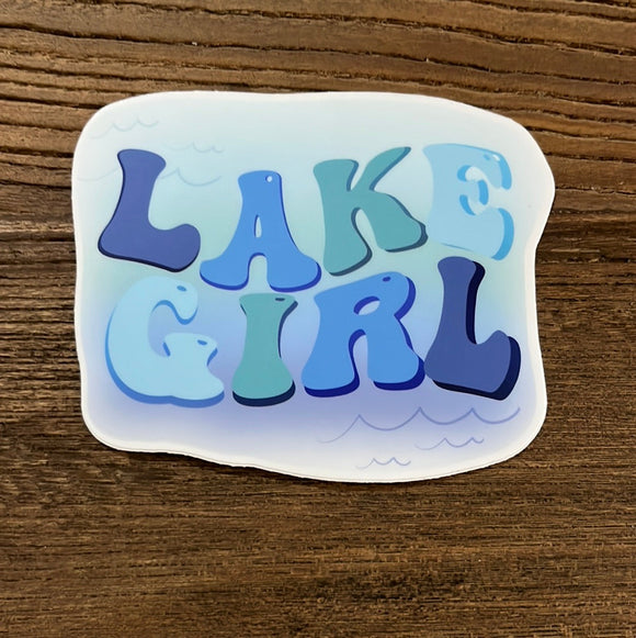 Lake Girl Sticker-Vinyl Sticker-Carolyn Jane's Jewelry