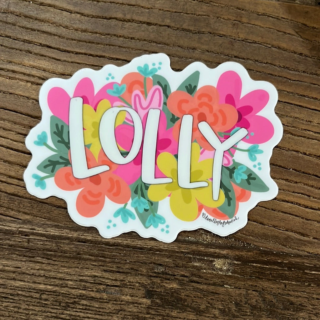 Lolly Sticker-Vinyl Sticker-Carolyn Jane's Jewelry
