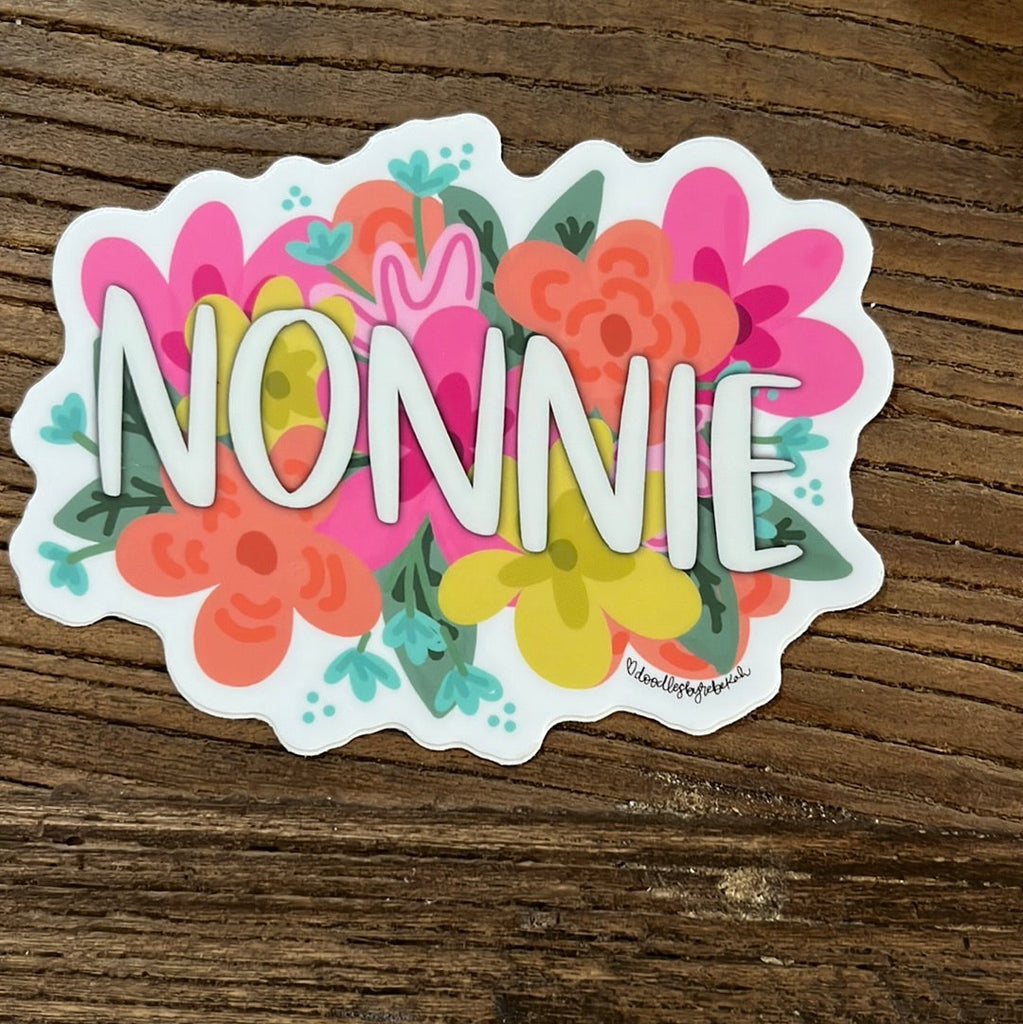 Nonnie Sticker-Vinyl Sticker-Carolyn Jane's Jewelry