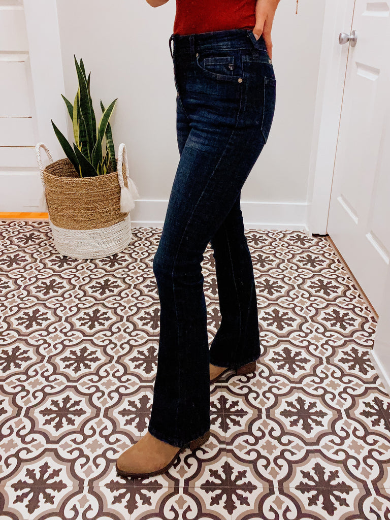 Petite High Rise Bootcut-Jeans-Carolyn Jane's Jewelry