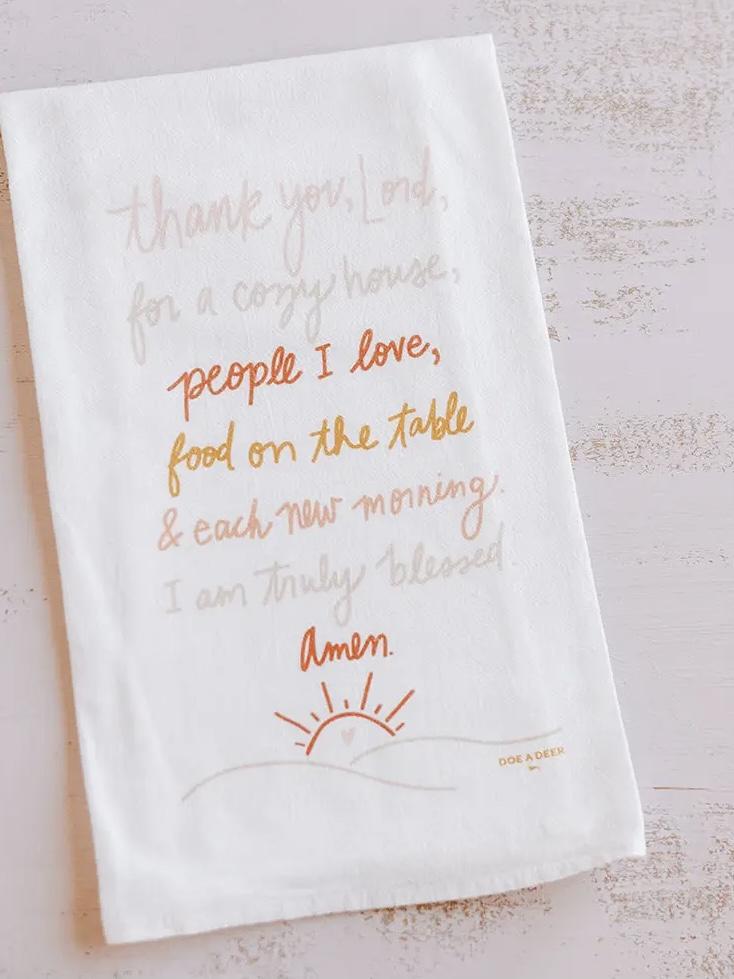 Thank you Lord Tea Towel-tea towel-Carolyn Jane's Jewelry