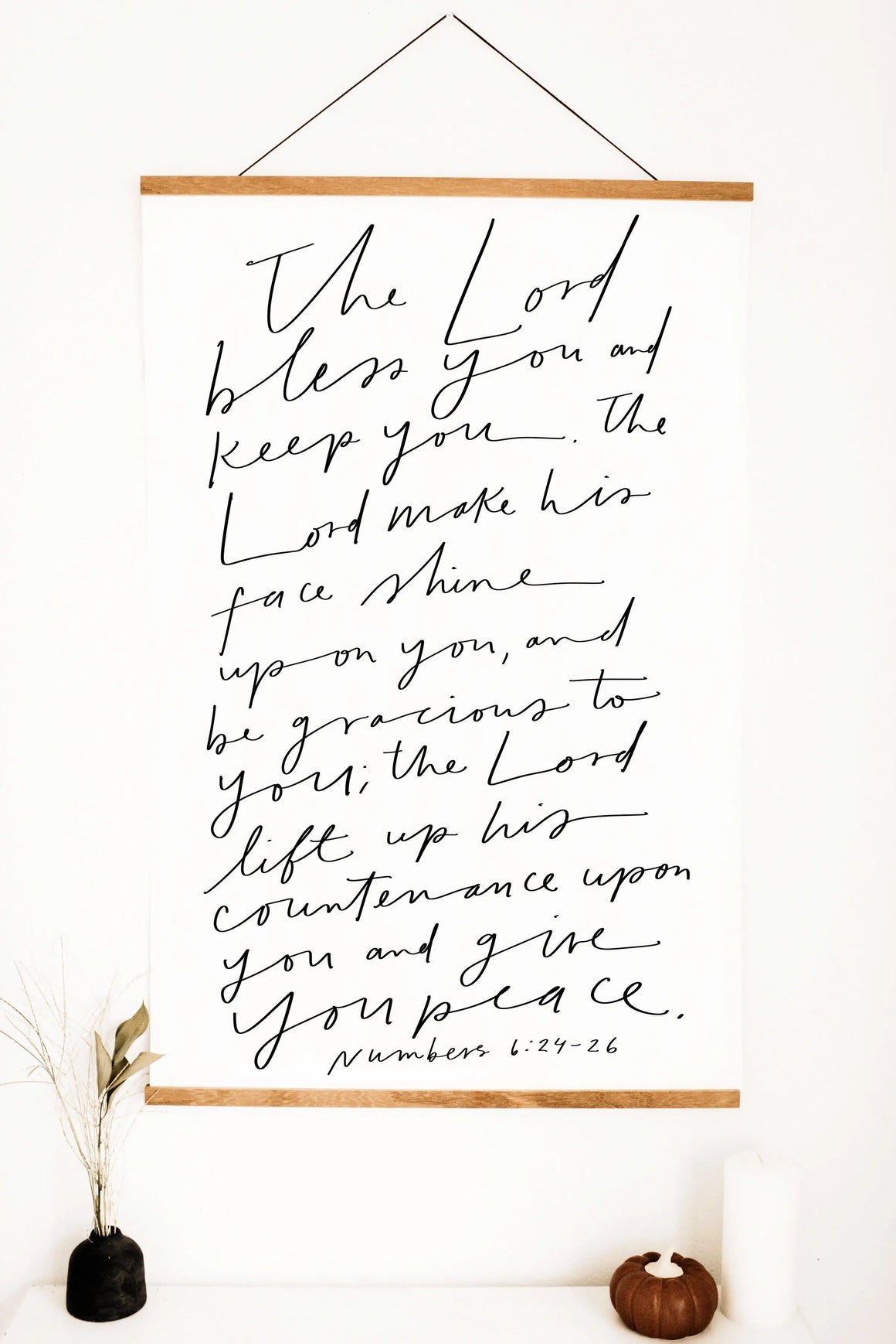 The Lord Bless you Numbers 6:24 - 24x36 Wall Art-Artwork-Carolyn Jane's Jewelry
