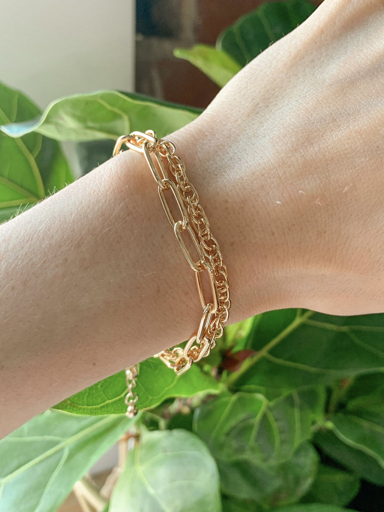 The Right Touch Multi Chain Bracelets-Bracelet-Carolyn Jane's Jewelry